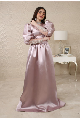 فستان سهرة من خامة الميكادو 