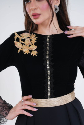 جلابية مغربي قطيفة 