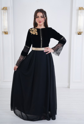 جلابية مغربي قطيفة 