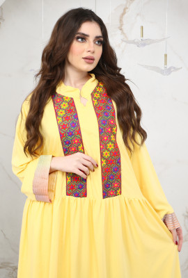 جلابية طويلة قطنية 