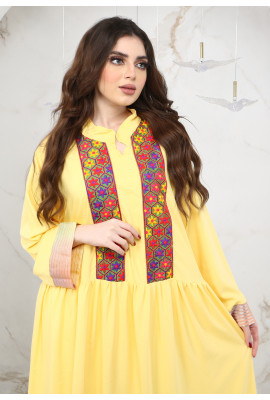 جلابية طويلة قطنية 