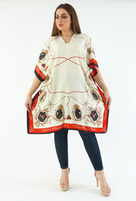 بلوزة يومية مشجرة بنقشه جميله13